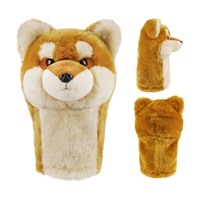 Vente en gros en stock Couvre-chef de golf en peluche animal personnalisé Club Golf Driver Cover Shark Golf Head Cover