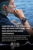 Nuevo Reloj Inteligente T95 para Hombre con Auriculares, Resistente al Agua IP67, Monitor de Actividad Física, Reloj de Pulsera Redondo, Auriculares Empresariales, Reloj Inteligente 2 en 1