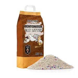 Customizable Cat Litter Easy Clean Dust-Free Eco-Friendly Bentonite Cat Litter