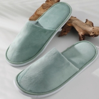 Chaussons jetables écologiques lavables antidérapants à semelle épaisse pour hôtels, complexes hôteliers et spas – Vente en gros, logo personnalisé