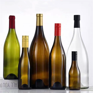 <span class=keywords><strong>Logo</strong></span> personalizzato di fabbrica 375/500/750/1500ml bottiglie di liquore di vetro bottiglia di vetro di <span class=keywords><strong>Champagne</strong></span> vetro vuoto bottiglie di vino con tappo a corona di sughero - Product Image 6