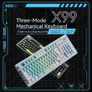 EWEADN X99 RGB tri-chế độ máy tính để bàn Bàn phím PBT Keycaps tùy chỉnh với bên khắc eSports nhà máy trực tiếp sản phẩm mới - Product Image 2