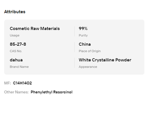 Cosmetic <b>Raw</b> Materials Phenylethyl Resorcinol 377 Powder for <b>Skin</b> Whitening Formulation - Product Image 6