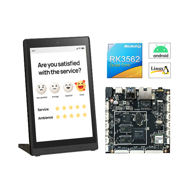 Unique 10 Inch Rj45 Tablet L Shape RK3562 Rk3576 6.0 Tops NPU Usb a DC in Desktop Smart Display Android Tablet