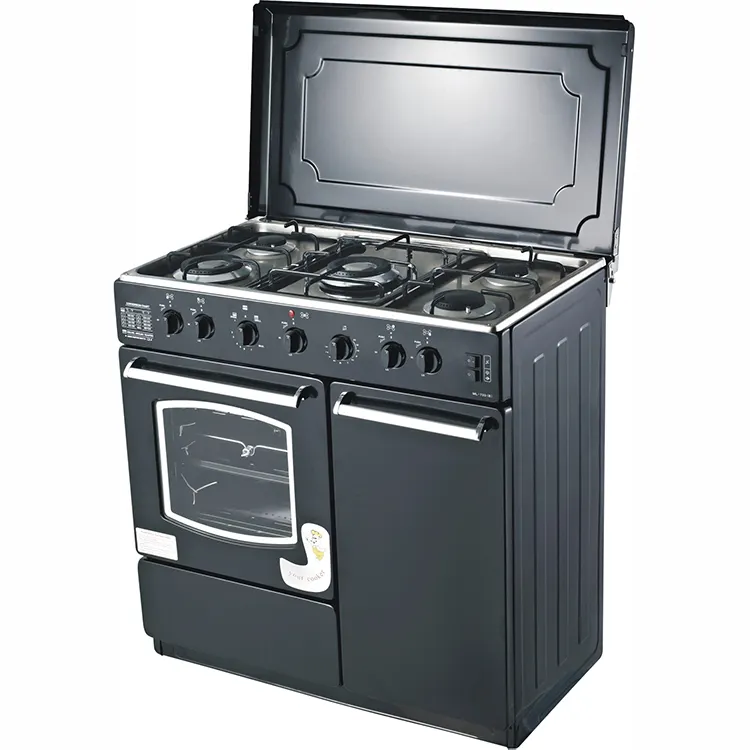 Газовая плита gaziniere cuisinire Газ 5 feux avec четыре кухонная плита и свободный стоящий диапазон печь для дома