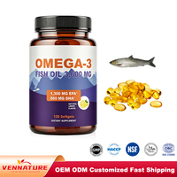 Capsules de gélules molles d'Oméga-3 végétaliennes EPA DHA, complément alimentaire à marque privée pour l'énergie et le soutien quotidien de la santé