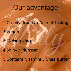 ลิปกลอสแบบใสสำหรับเด็ก ชุดกลิตเตอร์เพิ่มความอวบอิ่ม สูตรวีแกน ผลิตภายใต้แบรนด์ส่วนตัว กลิ่นผลไม้ ไม่เหนียวเหนอะหนะ - Product Image 4