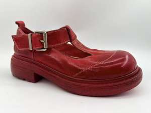 Zapatos de Baile Clásico de Alta Calidad, Negros, de Cuero Genuino, Planos, para Danza Folclórica, Representativos de Danza Nacional - Product Image 3