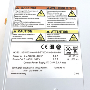 ไดรฟ์ 3 เฟส PLC PAC รุ่นใหม่ล่าสุด HCS01.1E-W0018-A-03-B-ET-EC-NN-S4-NN-FW ตัวควบคุมเฉพาะทาง - Product Image 3