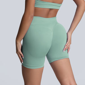 Nouvel Arrivage Personnalisé Short de Sport Sans Couture Taille Haute pour Femme, Course, Entraînement, Fitness, Gym, Yoga - Product Image 6