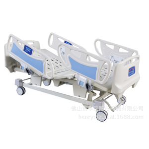 เตียงไฟฟ้าสำหรับโรงพยาบาล รุ่น HR-853 ABS มัลติฟังก์ชั่น สำหรับห้องไอซียู ยี่ห้อเฮนรี่ อิเล็คทริค โฮสปิทัล เบด - Product Image 4