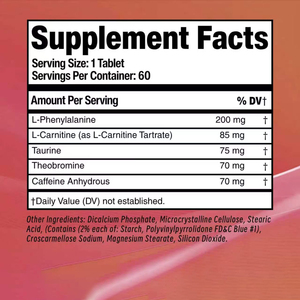 Tabletas Supresoras del Apetito al por Mayor OEM con L-Carnitina y Cafeína para Aumentar el Metabolismo, la Energía, la Concentración y Apoyar el Desarrollo Muscular Magro - Product Image 2