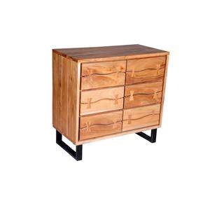 Gabinete pequeño moderno de madera maciza, gabinete de palisandro contemporáneo para sala de estar, muebles de madera de sheesham, aparador pequeño - Product Image 1