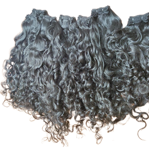 Paquets de cheveux humains gris argenté en gros | Extensions de tissage de cheveux vierges Remy | Approvisionnement d'usine - Product Image 6