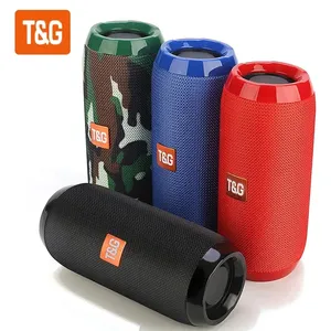 Tg117 Fabric Portable Mp3 Player With Fm Radio And Speakers Wireless Outdoor Waterproof Mini Speaker Tg-117