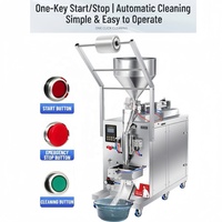 Machine d'emballage verticale pneumatique pour pâtes, miel et ketchup – Machine de remplissage et d'emballage multi-usages pour liquides et pâtes