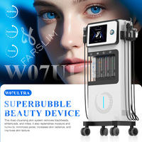Appareil multifonctionnel 8 en 1 à jet d'eau et d'oxygène vertical, hydrodermabrasion, nettoyage en profondeur du visage, équipement de rajeunissement de la peau