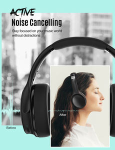 Casque sans fil supra-auriculaire ANC P9 <span class=keywords><strong>Max</strong></span> avec micro, batterie amovible, conforme aux nouvelles exigences UE, fabriqué par une usine OEM - Product Image 4