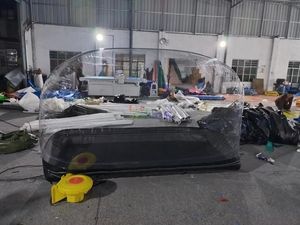 Transparent PVC pliant gonflable vélo <span class=keywords><strong>bulle</strong></span> couverture portable gonflable <span class=keywords><strong>moto</strong></span> <span class=keywords><strong>garage</strong></span> capsule emballage abri tente - Product Image 6