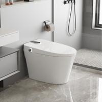 WC intelligent en céramique monobloc H-029 modèle B, à poser au sol, avec télécommande et siège chauffant, pour hôtel