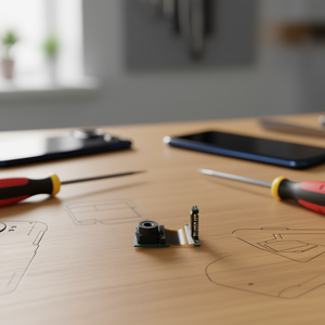 Module de caméra frontale Huawei pour P40 Lite, pièce de rechange avec câble flexible et connecteur - Product Image 3