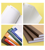 Carnet d'exercices A5 en gros, économique, 30 feuilles, papier ligné, reliure collée, pour l'école et le bureau