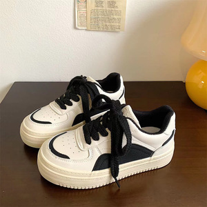Nuevas <span class=keywords><strong>Zapatillas</strong></span> Blancas de Suela Gruesa y Transpirables para <span class=keywords><strong>Mujer</strong></span>, Versátiles para Deporte y Ocio, con Puntera Ancha - Product Image 3