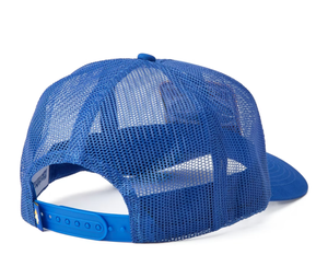 Cappellino Trucker TOPCAP Custom Best Never Rest Full Mesh Snapback a 6 Pannelli, Profilo Medio, con Patch Tessuta, Blu, Traspirante, 100% Poliestere - Product Image 3