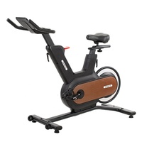Vélo de spinning professionnel pour salle de sport intérieure, résistance électromagnétique, écran LCD, siège réglable, vélos de spinning d'exercice