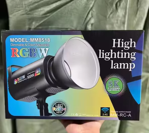 Lumière stroboscopique de studio RGB500 Cob Mm8518 500w, éclairage vidéo photo studio TV, éclairage de studio Elinchrom, photographie pour diffusion - Product Image 5