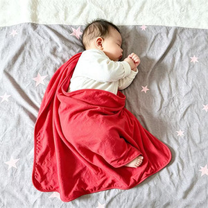 Couverture douce pour tout-petits en fibre de bambou imprimée double couche personnalisée, literie pour enfants, couverture d'emmaillotage pour bébé - Product Image 2