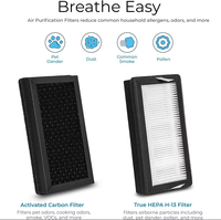 Aspirateur Balai Électrique à Double Filtration avec Capteur Automatique Sans Contact Professionnel pour Poils d'Animaux et Poussière