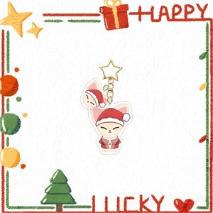 Vendita all'ingrosso <span class=keywords><strong>Kpop</strong></span> Merch <span class=keywords><strong>Shop</strong></span> SKZ natale Idol portachiavi K-pop personalizzato <span class=keywords><strong>Kpop</strong></span> carino randagio acrilico portachiavi - Product Image 4