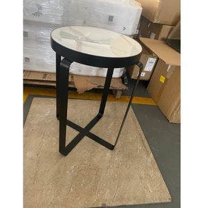 Изготовленный на заказ Железный боковой стол покраска черная готовая алюминиевая сварная рама - Product Image 3