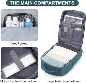 40l Luchtvaartmaatschappij Goedgekeurde Uitbreidbare Rugzak 20 Liter Geborduurd En Hoge Kwaliteit Groothandel Mannen Uitbreidbare Laptop Rugzak - Product Image 4