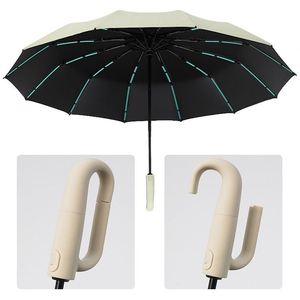 Paraguas Plegables Automáticos con Hebilla para Protección Contra la Lluvia y el Sol, con Tela de Alta Densidad Premium - Product Image 1
