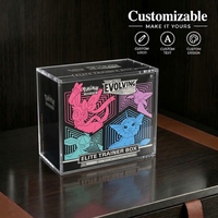 Boîte de présentation en acrylique pour Elite Trainer Box (ETB) avec couvercle magnétique, protection UV, transparente, personnalisée, pour collection ETB