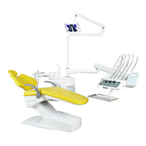 Foshan fabbrica di sedia dentale <span class=keywords><strong>unit</strong></span>à 16 set di un contenitore con luce di cura libera e mobile Scaler superiore montato <span class=keywords><strong>unit</strong></span>à dentale - Product Image 1