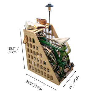 Caja de almacenamiento de patente moderna para bicicleta plegable Brompton para muebles del hogar y juntas de mortaja y espiga de viaje KAMAMUTA Rack <span class=keywords><strong>Metatecno</strong></span> - Product Image 2