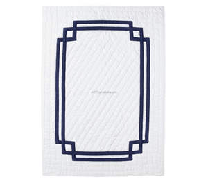 Manta CH-076 <span class=keywords><strong>Ropo</strong></span> Borders Sutton de Algodón con Cinta para Bebés Recién Nacidos - Product Image 4