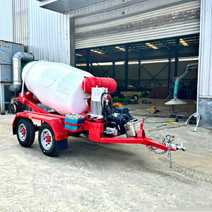 Trailer Pengaduk Beton Muat Sendiri 1,5m³ Mini Truk Pengaduk Semen 2 Yard Harga Pabrik - Product Image 1