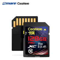 Carte mémoire SD Ceamere 4 Go-256 Go haute vitesse classe 10 U3 en plastique pour appareil photo numérique