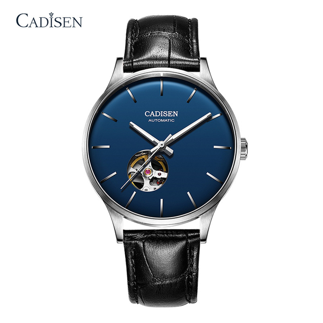 CADISEN 8164M Brand Automatic Watches Men Business Skeleton Mechanical Tourbillon Sport Watch Sapphire Dial Watch