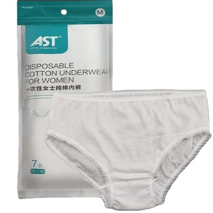 Culottes jetables 100 % coton, 5 pièces, taille mi-haute, respirantes, écologiques, antibactériennes, pour la <span class=keywords><strong>grossesse</strong></span> et le soutien post-partum - Product Image 2