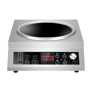 Trong Thông Minh Bảng Top 3500W Cao-Điện Thép Không Gỉ Chảo Lõm Thương Mại Cảm Ứng Nồi Được Xây Dựng Trong Chảo Bếp Burner 220V - Product Image 1