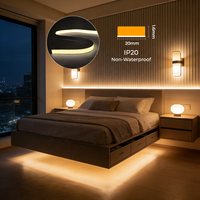 Bande LED COB CCT 24V de 20 mm de large, 3072 LED, CRI90, IP20, étanche, pour éclairage paysager avec Wi-Fi et contrôle