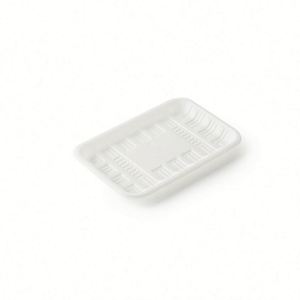Plateau alimentaire jetable biodégradable en amidon de maïs 20,3x20,3cm - Product Image 4