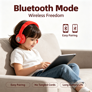 หูฟังไร้สายดีไซน์ใหม่ BuddyPhones ตัดเสียงรบกวน สเตอริโอ บลูทูธ แบตเตอรี่ใช้งานได้ยาวนาน เหมาะสำหรับเด็กเล่นเกม - Product Image 6