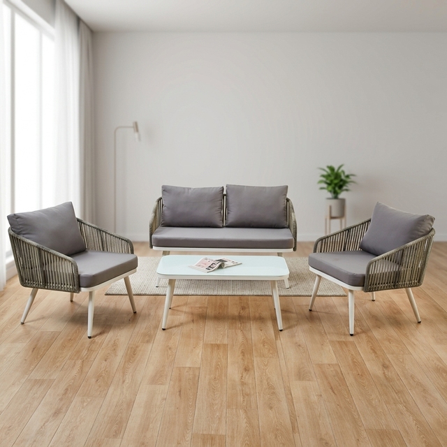 Outdoor Sofa Outdoor Dining Set ( Dining Chair/Table) Outdoor/Patio/Garden 4 Pieces Sofa Set
