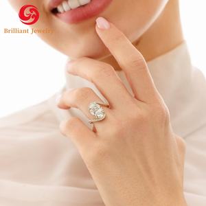 Бриллиантовое кольцо с овальной огранкой - Product Image 2